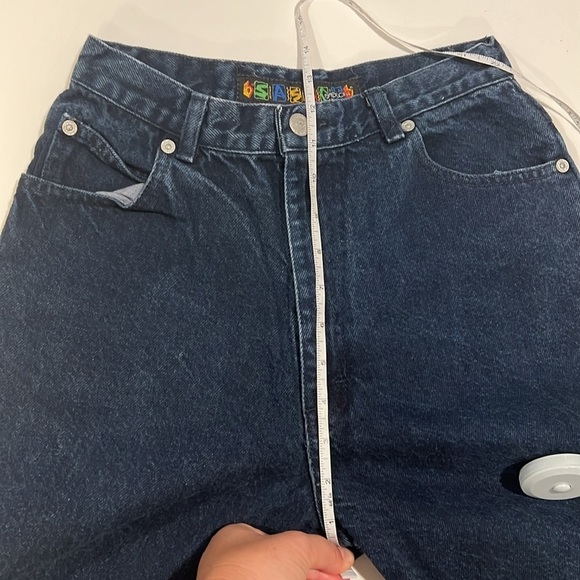 Sasson - vintage, dark wash, high rise ankle, jeans - Picture 5 of 9